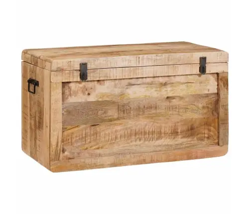 Uzglabāšanas Kaste Ar Uzglabāšanu Brūna Mango Masīvkoks Vidaxl