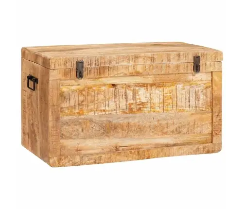 Uzglabāšanas Kaste Ar Uzglabāšanu Brūna Mango Masīvkoks Vidaxl