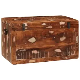 Uzglabāšanas Kaste Daudzkrāsains Pārstrādāts Masīvkoks Vidaxl