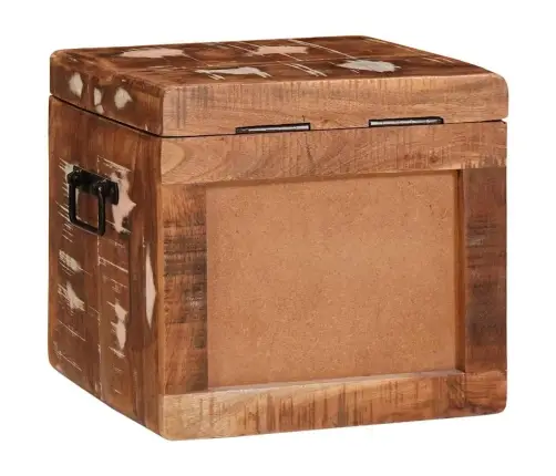 Uzglabāšanas Kaste Daudzkrāsains Pārstrādāts Masīvkoks Vidaxl