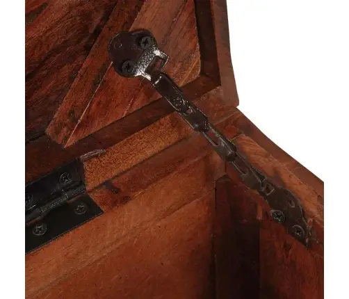 Salvestuskarp Ladustamisega 70 X 35 X 40 Cm Taastatud Puit