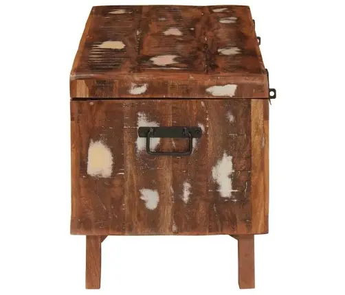 Salvestuskarp Ladustamisega 70 X 35 X 40 Cm Taastatud Puit