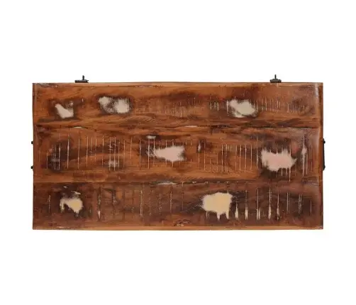 Salvestuskarp Ladustamisega 70 X 35 X 40 Cm Taastatud Puit