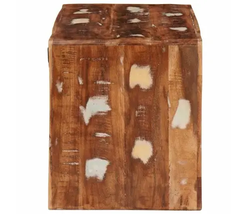 Vīna Plaukts Brūna 44 X 30 X 35 Cm Cieta Atjaunota Koksne Vidaxl