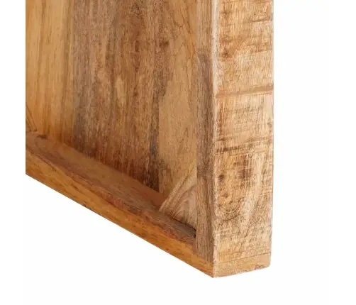 Papildu Galdiņš Brūna 60 X 35 X 45 Cm Mango Masīvkoks Vidaxl