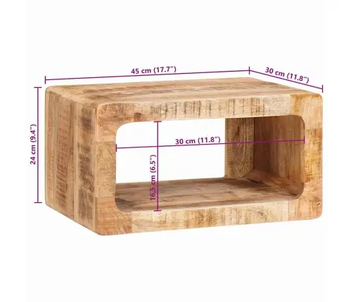 Nakts Skapīši 45 X 30 X 24 Cm Mango Masīvkoks Vidaxl