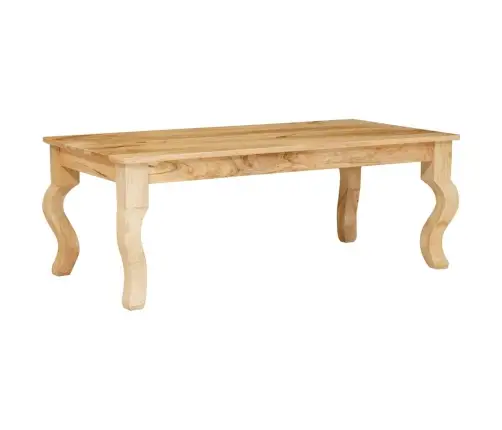 Kafijas Galdiņš Brūna 100 X 55 X 40 Cm Mango Masīvkoks Vidaxl