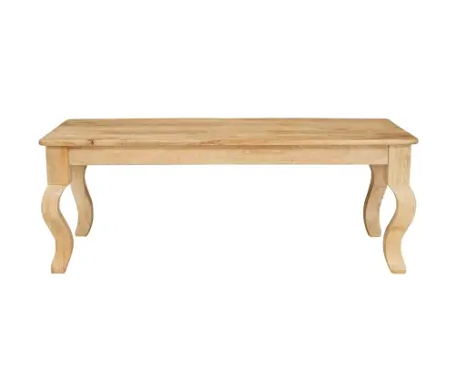 Kafijas Galdiņš Brūna 100 X 55 X 40 Cm Mango Masīvkoks Vidaxl