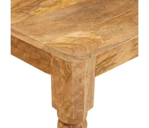 Kafijas Galdiņš Brūna 100 X 55 X 77 Cm Mango Masīvkoks Vidaxl