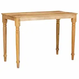 Kafijas Galdiņš Brūna 110 X 55 X 77 Cm Cieta Mango Koksne Vidaxl