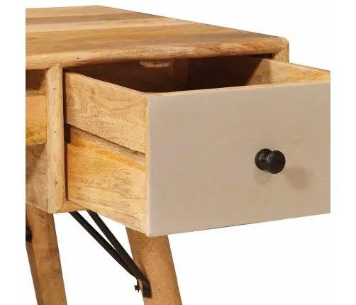 Rakstāmgalds Brūna 110 X 55 X 76 Cm Cieta Mango Koksne Vidaxl