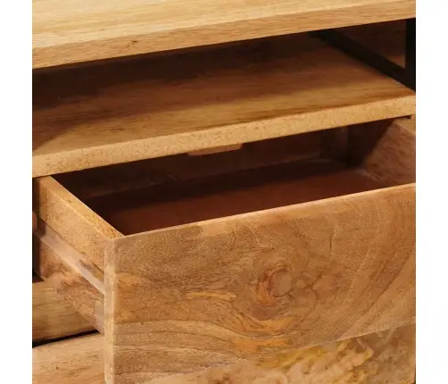 Uzglabāšanas Skapji Brūna 110 X 30 X 40 Cm Cieta Mango Koksne Vidaxl