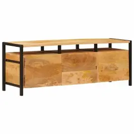 Uzglabāšanas Skapji Brūna 110 X 30 X 40 Cm Cieta Mango Koksne Vidaxl