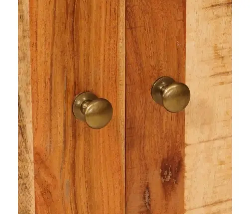 Ladustamiskapid Riiuliga Pruun 55 X 35 X 75 Cm Tugev Mango Puu