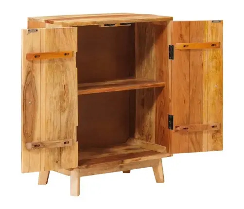 Ladustamiskapid Riiuliga Pruun 55 X 35 X 75 Cm Tugev Mango Puu