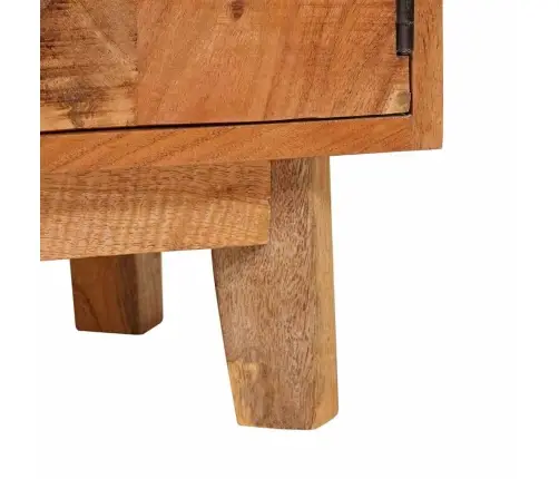 Ladustamiskapid Uksega Pruun 110 X 30 X 45 Cm Tugev Mango Puu