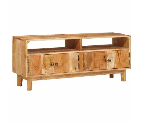 Ladustamiskapid Uksega Pruun 110 X 30 X 45 Cm Tugev Mango Puu