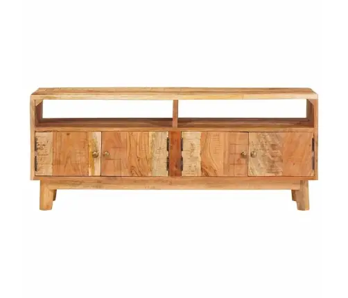 Ladustamiskapid Uksega Pruun 110 X 30 X 45 Cm Tugev Mango Puu