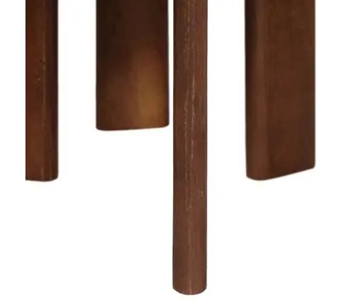 Viens Zem Otra Novietojami Galdi 2 Pcs Cieta Mango Koksne Vidaxl