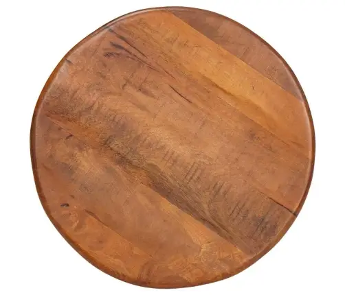 Viens Zem Otra Novietojami Galdi 3 Pcs Cieta Mango Koksne Vidaxl