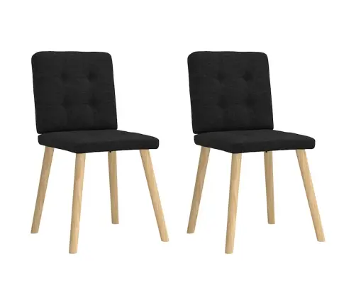 Söögitoolid 2 Tk, Must, Kangas