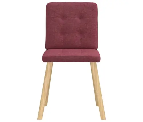 Valgomojo Kėdės, 2Vnt., Raudonojo Vyno Spalvos, Audinys