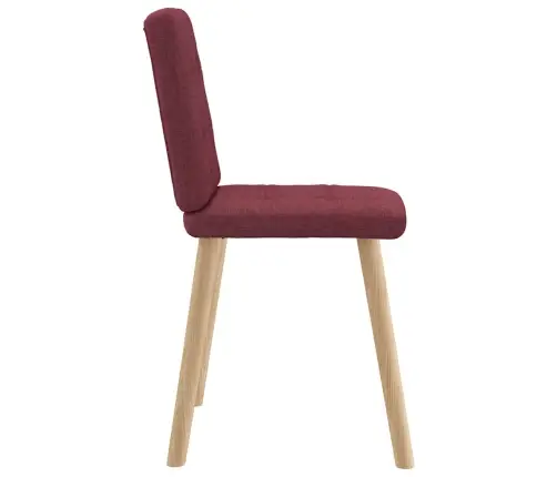 Valgomojo Kėdės, 2Vnt., Raudonojo Vyno Spalvos, Audinys