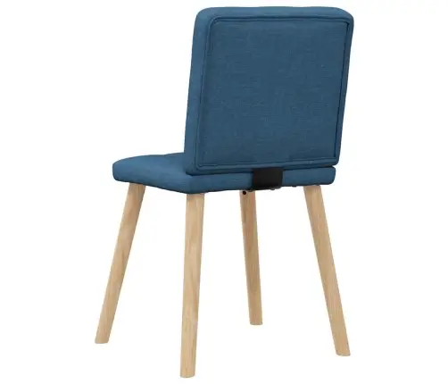 Valgomojo Kėdės, 2Vnt., Mėlynos Spalvos, Audinys