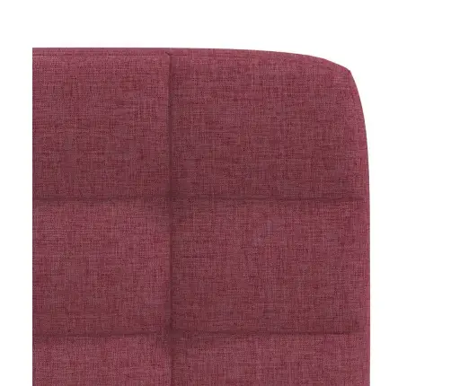 Virtuves Krēsli, 2 Gab., Vīnsarkans Audums Vidaxl