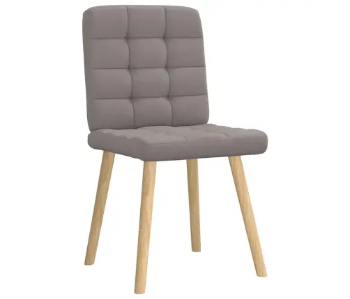Valgomojo Kėdės, 2Vnt., Taupe Spalvos, Audinys Valgomojo Kėdės, 2Vnt., Taupe Spalvos, Audinys