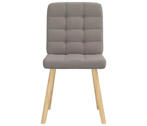 Valgomojo Kėdės, 2Vnt., Taupe Spalvos, Audinys Valgomojo Kėdės, 2Vnt., Taupe Spalvos, Audinys