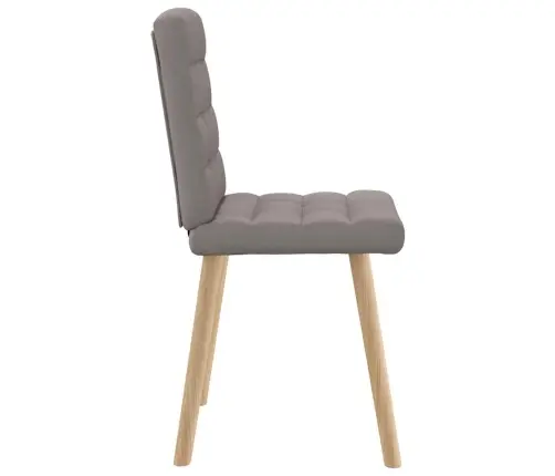 Valgomojo Kėdės, 2Vnt., Taupe Spalvos, Audinys Valgomojo Kėdės, 2Vnt., Taupe Spalvos, Audinys