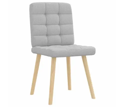 Virtuves Krēsli, 2 Gab., Mākonis Pelēks Audums Vidaxl