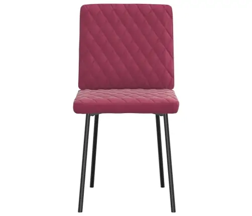 Söögitoolid 2 Tk, Veinipunane, Samet