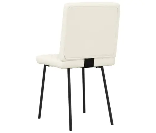 Virtuves Krēsli, 2 Gab., Krēmkrāsas Samts Vidaxl Virtuves Krēsli, 2 Gab., Krēmkrāsas Samts Vidaxl