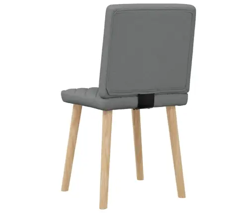 Valgomojo Kėdės, 2Vnt., Tamsiai Pilkos, Audinys