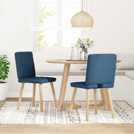Söögitoolid 2 Tk, Sinine, Kangas