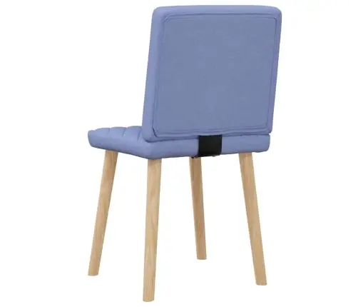 Virtuves Krēsli, 2 Gab., Džinsa Zils Audums Vidaxl