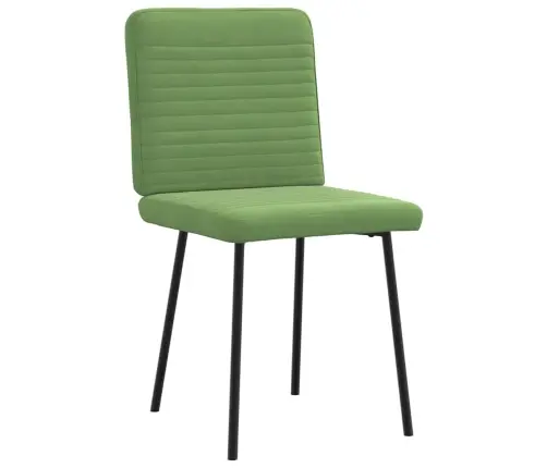 Virtuves Krēsli, 2 Gab., Gaiši Zaļš Samts Vidaxl