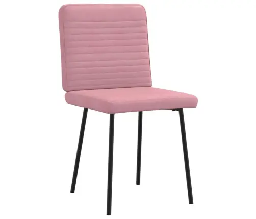 Söögitoolid 2 Tk, Roosa, Samet