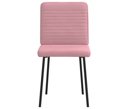 Söögitoolid 2 Tk, Roosa, Samet