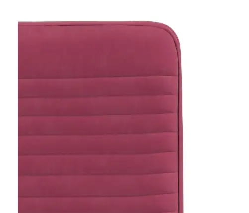 Virtuves Krēsli, 2 Gab., Vīnsarkans Samts Vidaxl