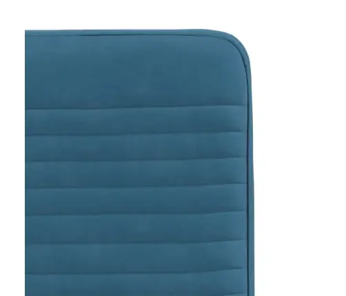 Virtuves Krēsli, 2 Gab., Zils Samts Vidaxl