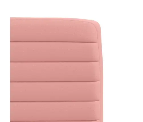 Valgomojo Kėdės, 2Vnt., Rožinės Spalvos, Dirbtinė Oda