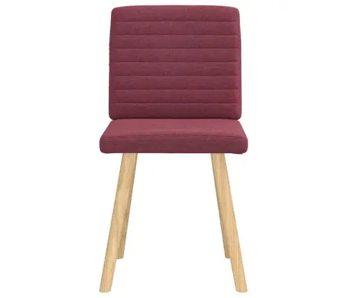 Virtuves Krēsli, 2 Gab., Vīnsarkans Audums Vidaxl Virtuves Krēsli, 2 Gab., Vīnsarkans Audums Vidaxl