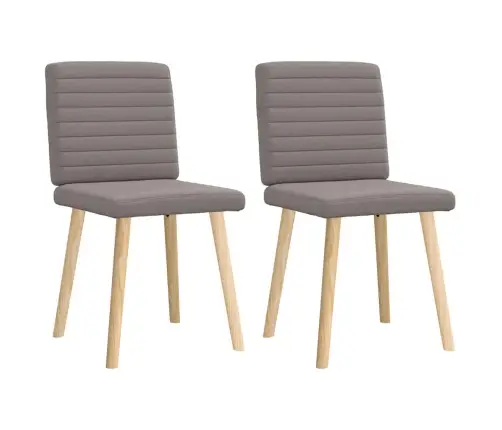 Söögitoolid 2 Tk, Pruunikashall, Kangas