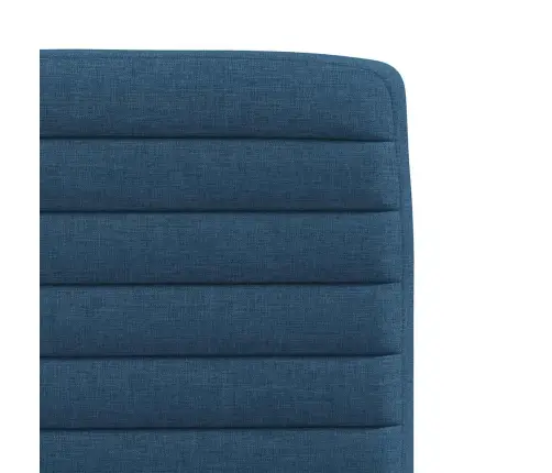 Virtuves Krēsli, 2 Gab., Zils Audums Vidaxl