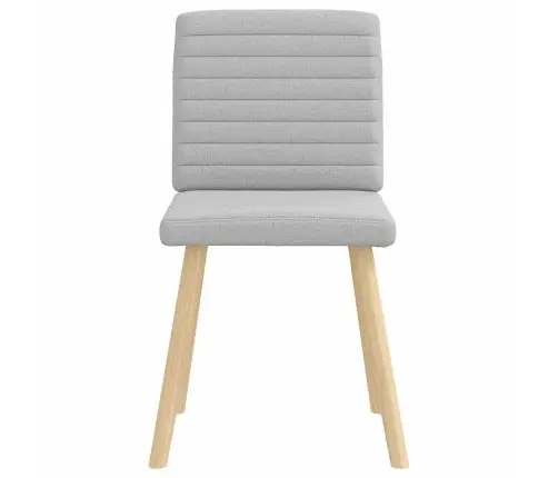 Valgomojo Kėdės, 2Vnt., Pilkos Spalvos, Audinys Valgomojo Kėdės, 2Vnt., Pilkos Spalvos, Audinys