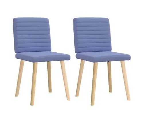 Söögitoolid 2 Tk, Teksasinine, Kangas