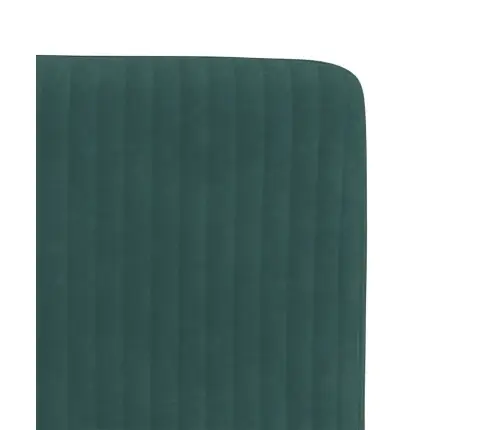 Virtuves Krēsli, 2 Gab., Tumši Zaļš Samts Vidaxl